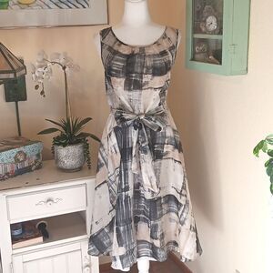 Coldwater Creek Lightweight Cotton Dress. Fit And Flare. Office